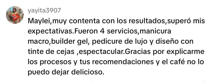 Testimonio real de clienta — Ley's Beauty